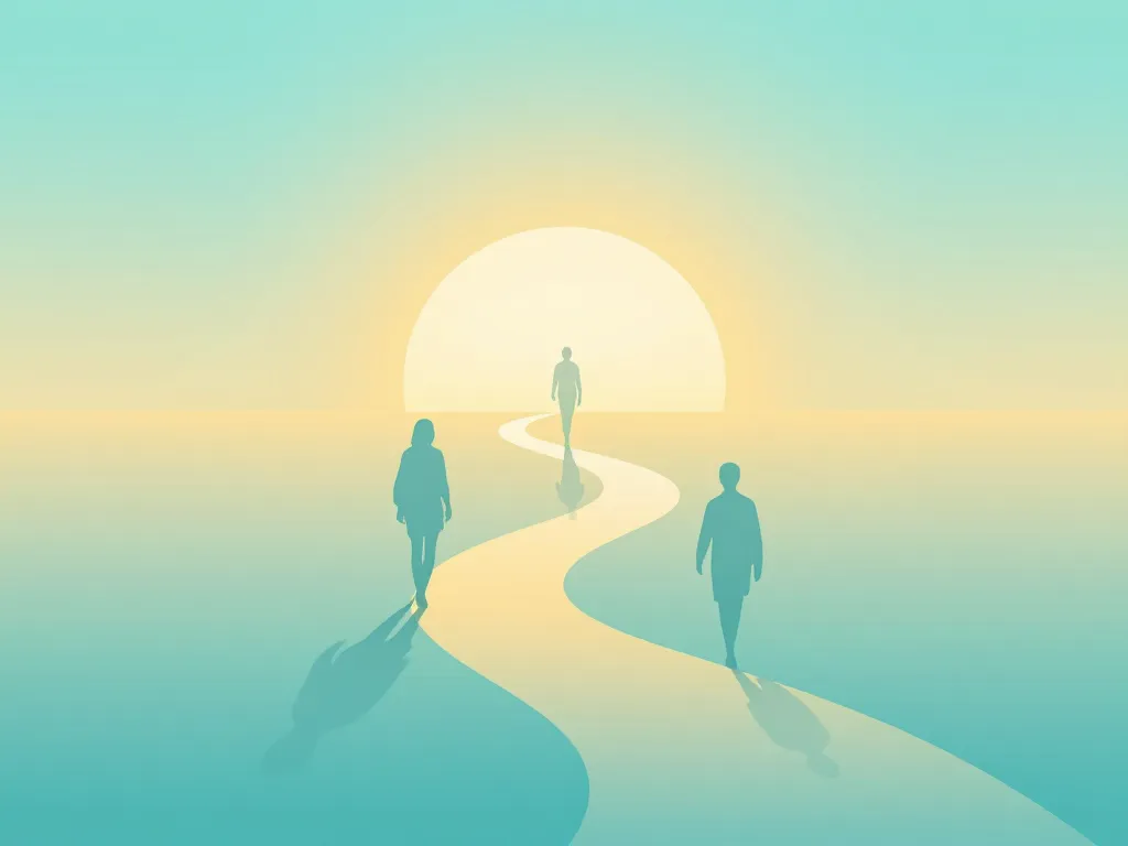 Illustration allah y dina guidance spirituelle foi chemins lumineux