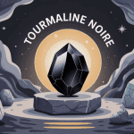 illustration pierre tourmaline noire protection énergie