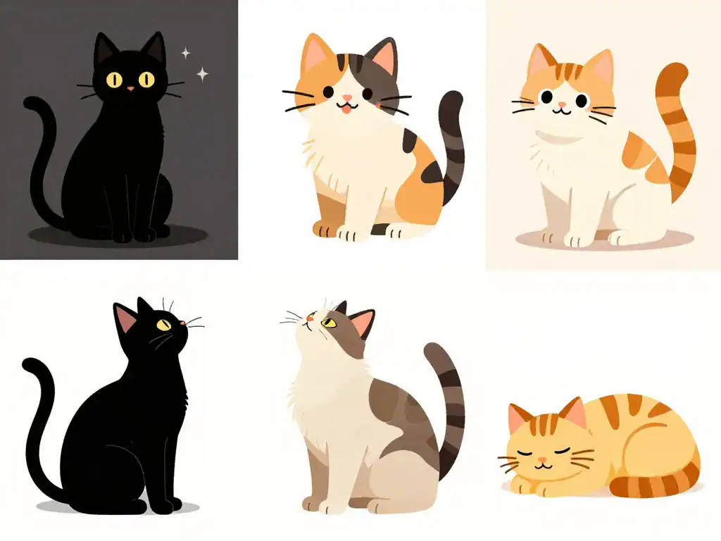 illustration situations fréquentes rêver de chat en islam