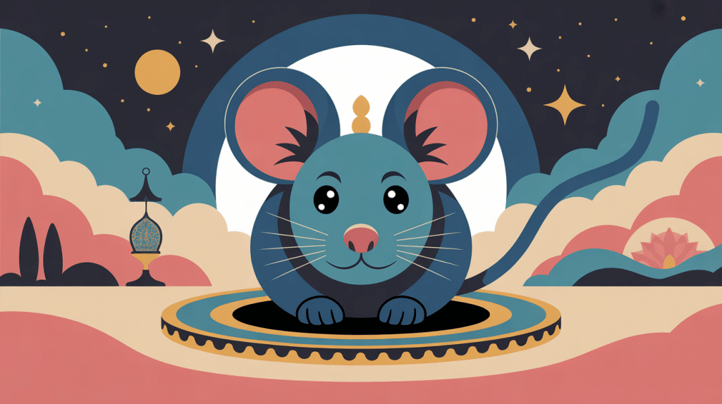 illustration rever de souris islam atmosphere spirituelle