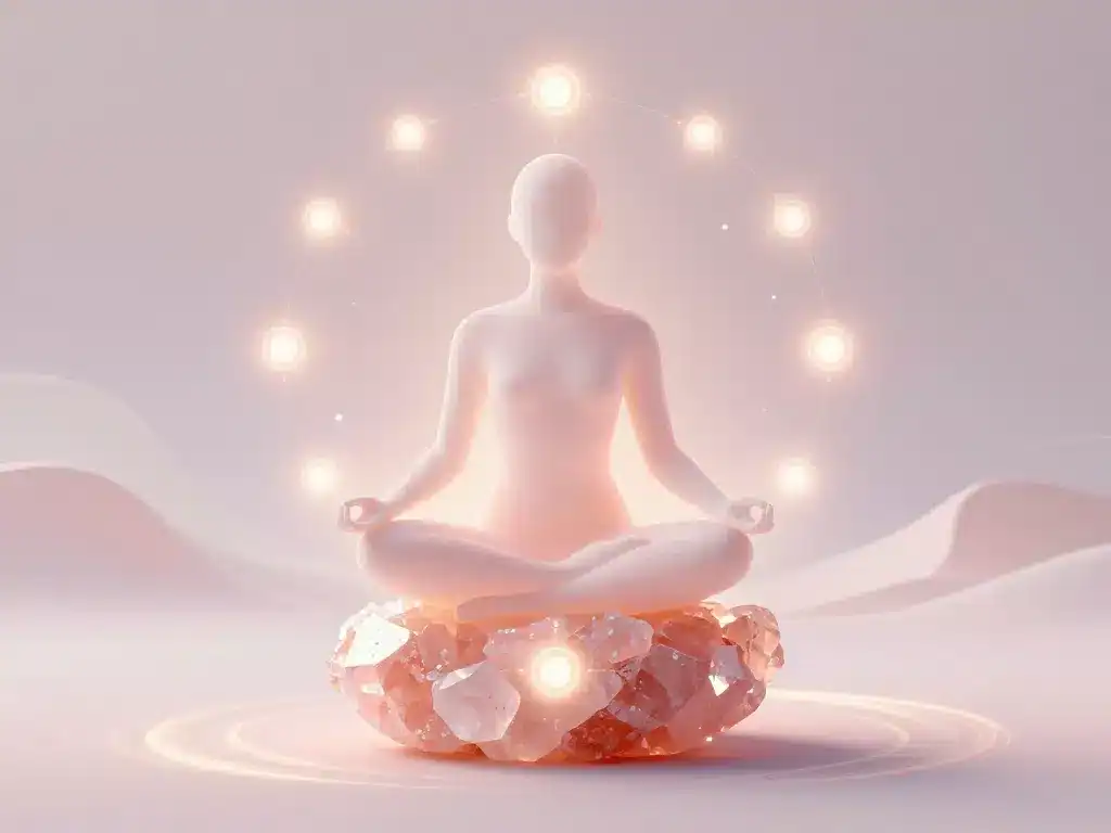 méditation chakras sel rose de l'himalaya vertus spirituelles