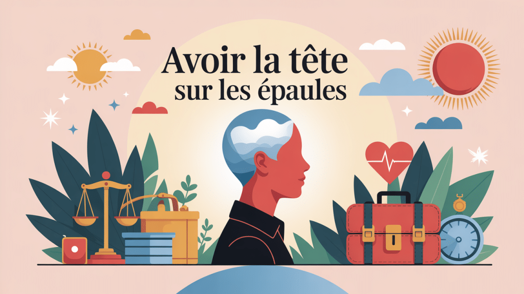 Illustration centrale avoir la tete sur les epaules