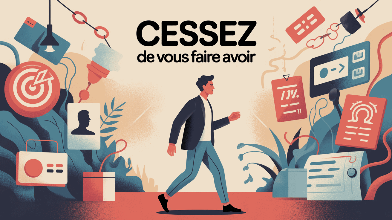 cessez de vous faire avoir protection contre manipulation illustration