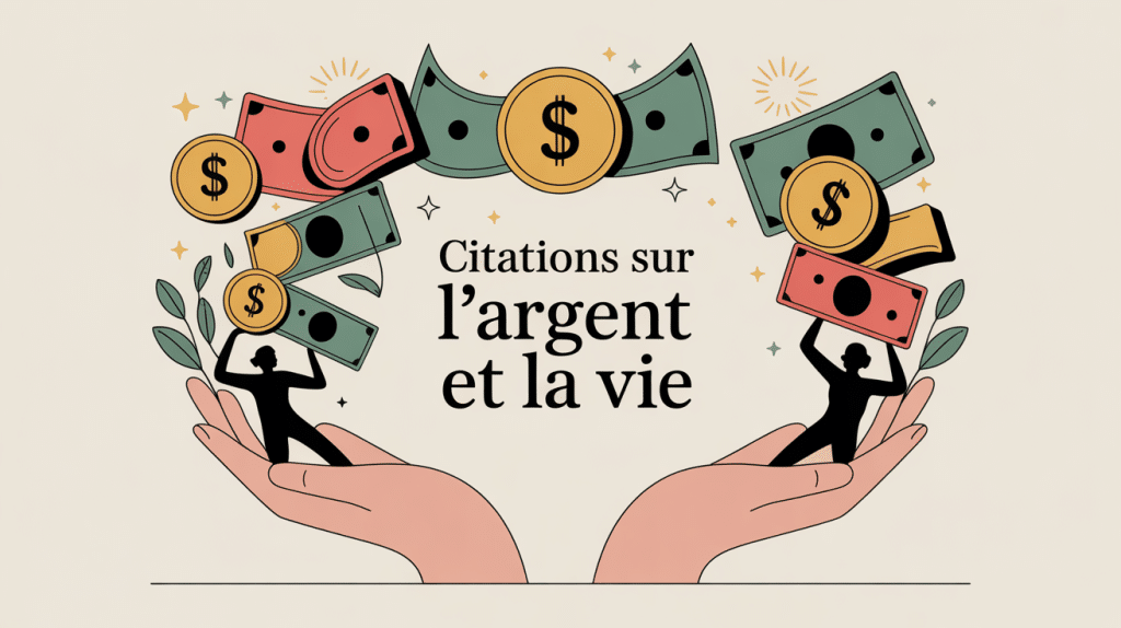 Citations sur l'argent et la vie image symbolique positive