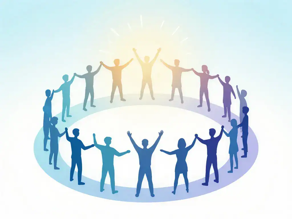 communauté positive blog positivia.fr illustration soutien