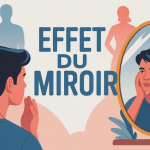 effet du miroir illustration psychologie développement personnel