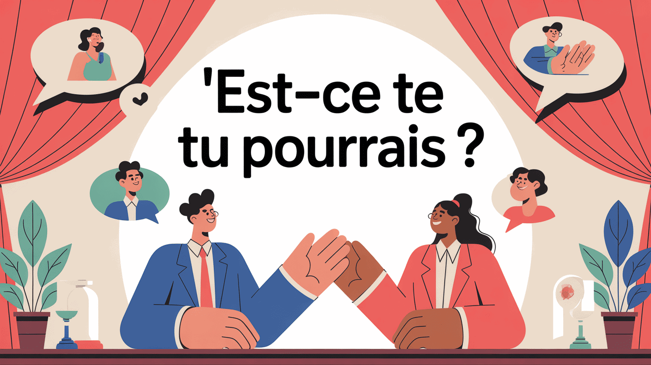 est ce que tu pourrais image politesse en français