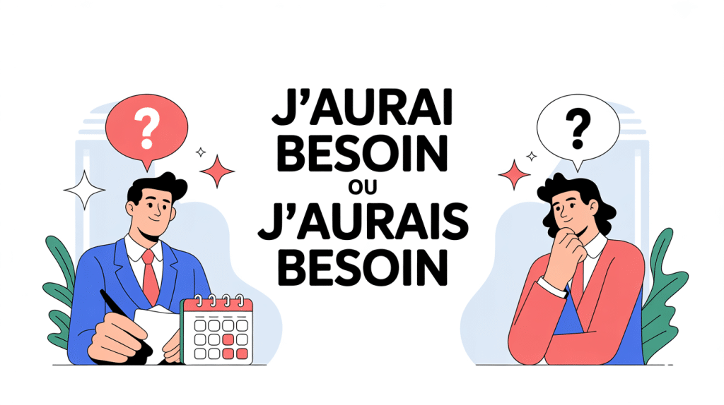 j'aurai besoin ou j'aurais besoin image explication claire