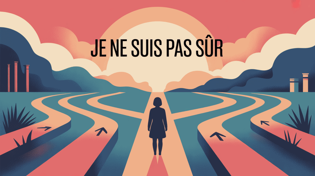 image je ne suis pas sûr choix décision