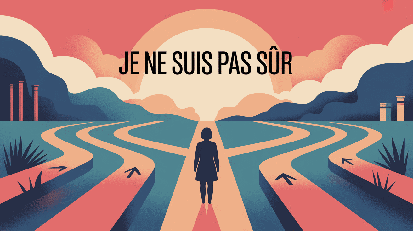 image je ne suis pas sûr choix décision