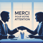 Illustration merci pour votre attention merci de votre attention politesse bureau