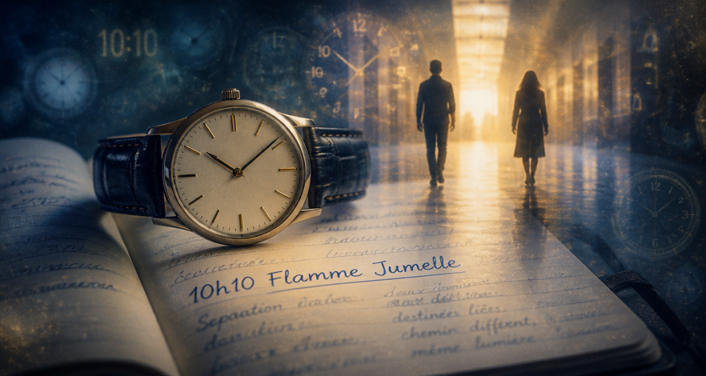 10h10 et flammes jumelles : Signification, étapes clés et erreurs d&rsquo;interprétation