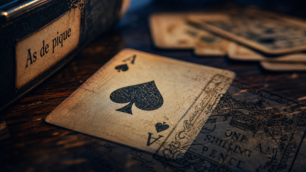 L&rsquo;as de pique : de la taxe royale à la symbolique occulte