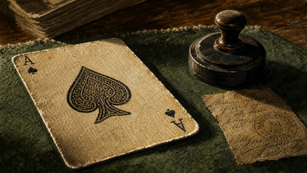 L&rsquo;as de pique : de la taxe royale à la symbolique occulte