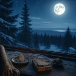 Lune du Loup 2025 signification : pleine lune du 13 janvier sur la neige