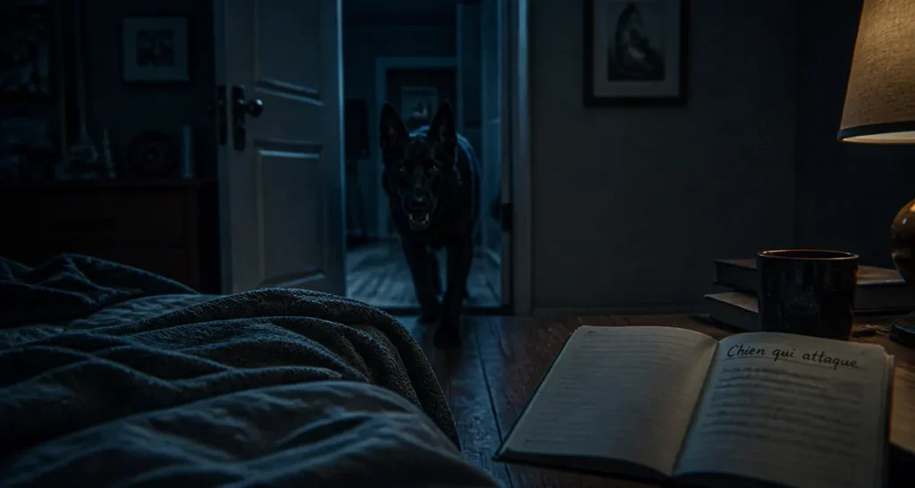 Rêver d&rsquo;un chien qui attaque : entre conflit intérieur et signal d&rsquo;alarme émotionnel