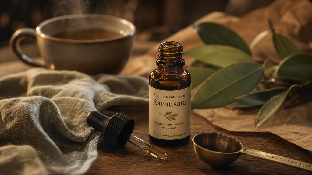 Bienfaits du ravintsara : respiration plus légère, fatigue saisonnière et précautions à connaître