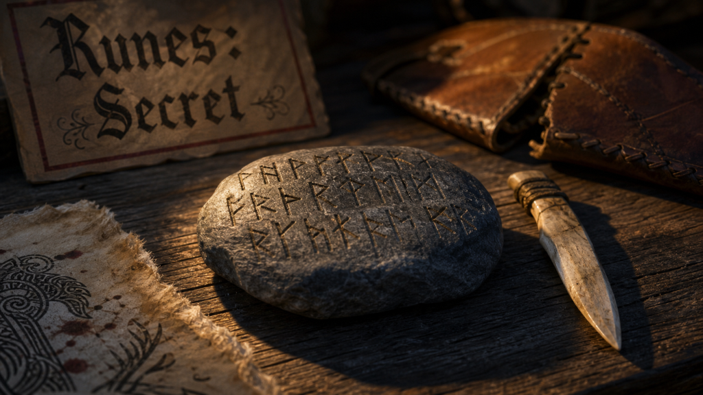 Runes : histoire, symbolique et usage des 24 signes de l&rsquo;alphabet Futhark