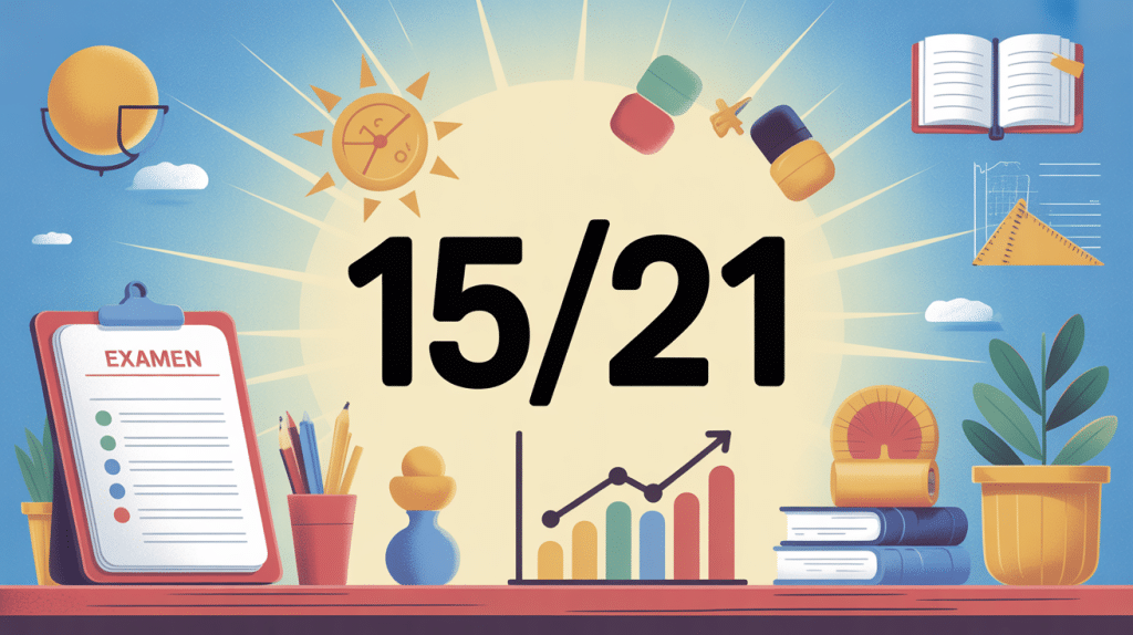 illustration 15/21 contexte scolaire examen