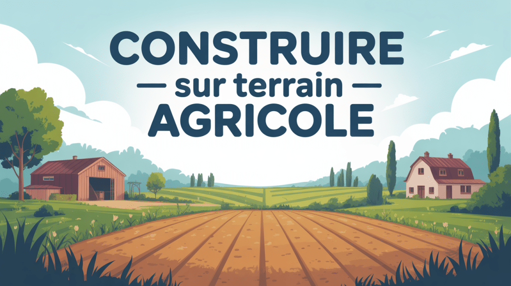 astuce pour construire sur terrain agricole paysage champêtre France