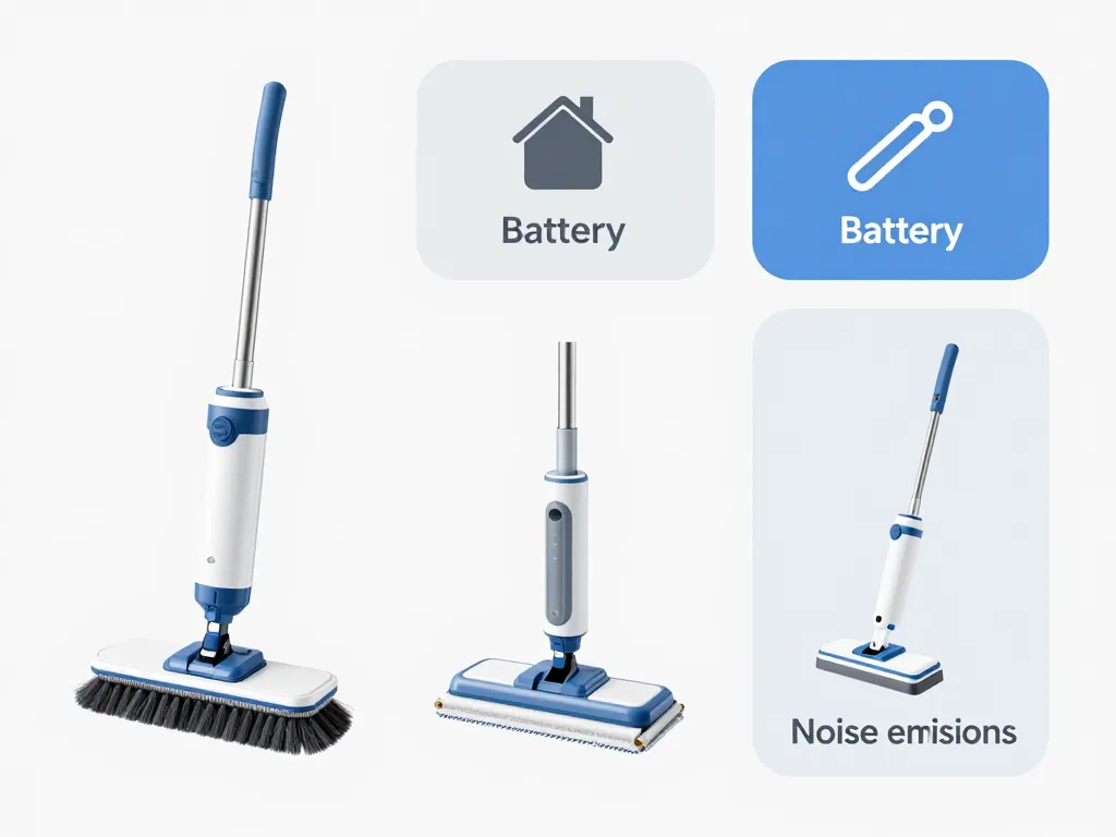 balai brosse electrique autonomie puissance ergonomie