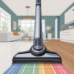 balai brosse electrique nettoie carrelage parquet vinyle