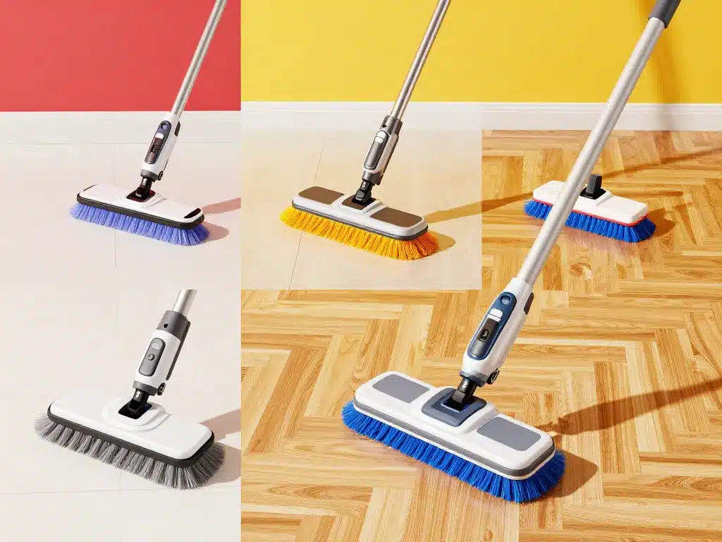 balai brosse electrique adapté carrelage parquet