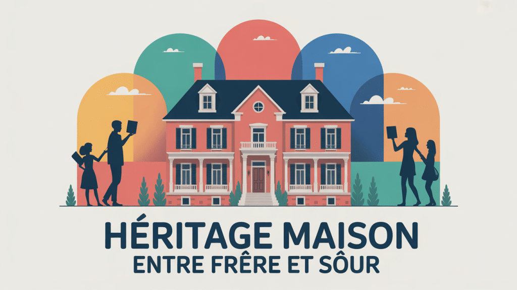 heritage d'une maison entre frere et soeur illustration partage