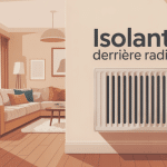 isolant derrière radiateur avis, schéma logement confort