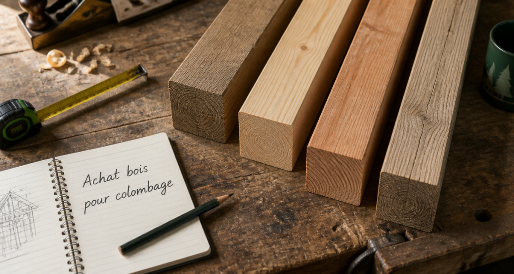 achat bois pour colombage pièces de bois sur atelier