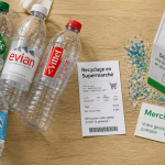 bouteille plastique recyclage ticket supermarché