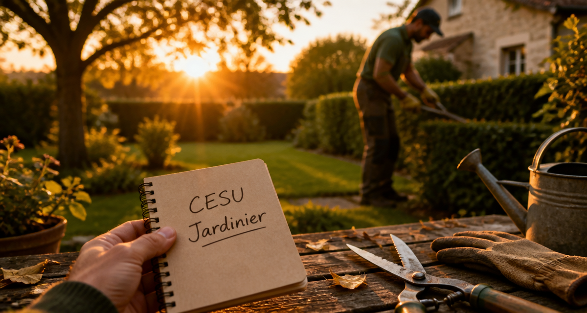 jardinier cheque emploi service carnet cesu haie