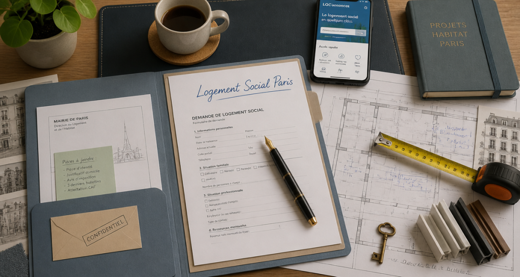 dossier logement social Paris toutsurlamaison.com