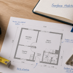 Placard surface habitable outils plan