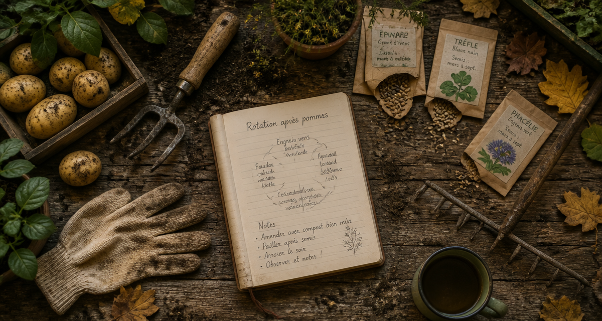 que planter apres les pomme de terre outils graines carnet