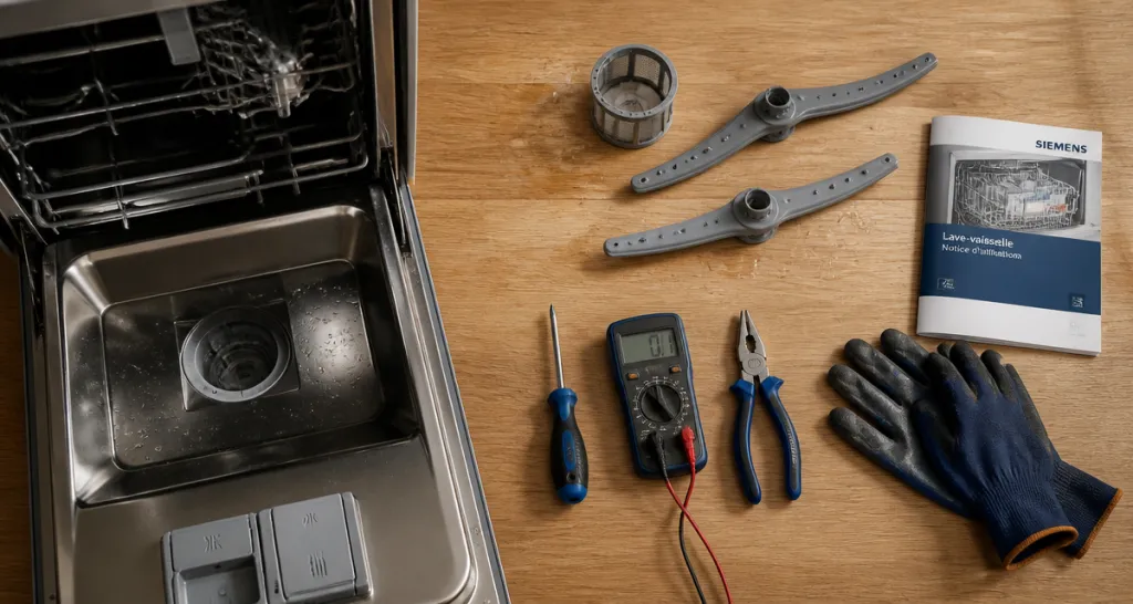 Pannes lave vaisselle outils diagnostic