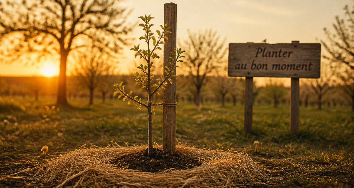 quand planter un arbre fruitier jeune plant