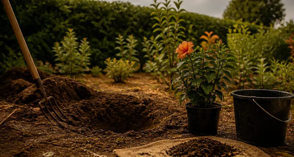 Quand planter un hibiscus en pleine terre : trou, motte en pot et arrosage