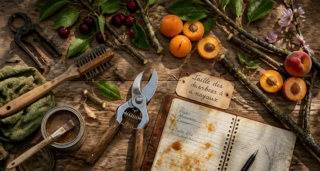 quand tailler les arbres fruitiers à noyaux outils de taille