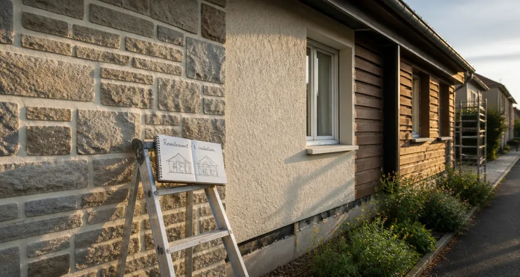 Façade rénovée : solutions rénover ou embellir façade, ravalement et isolation