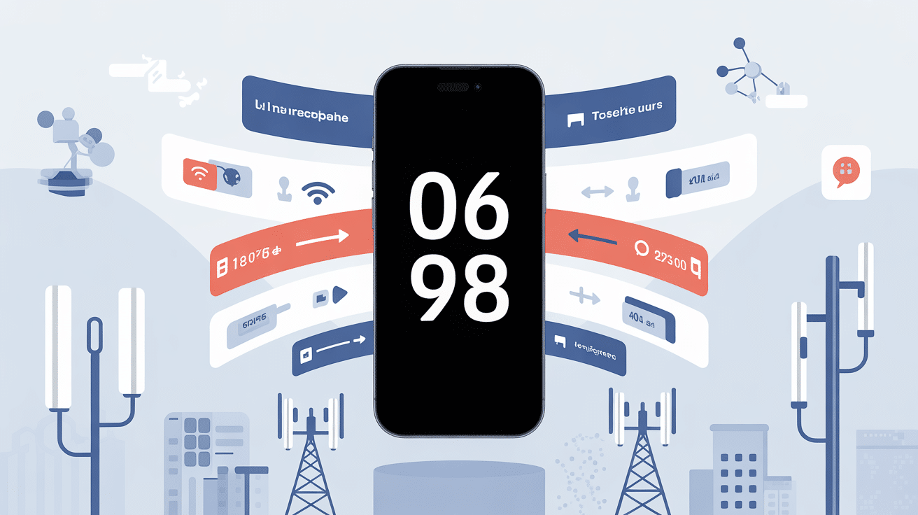 06 98 quel opérateur illustration smartphone et transfert réseau