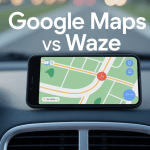 google maps vs waze comparatif visuel appli navigation auto