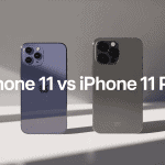 iphone 11 vs iphone 11 pro comparaison visuelle design