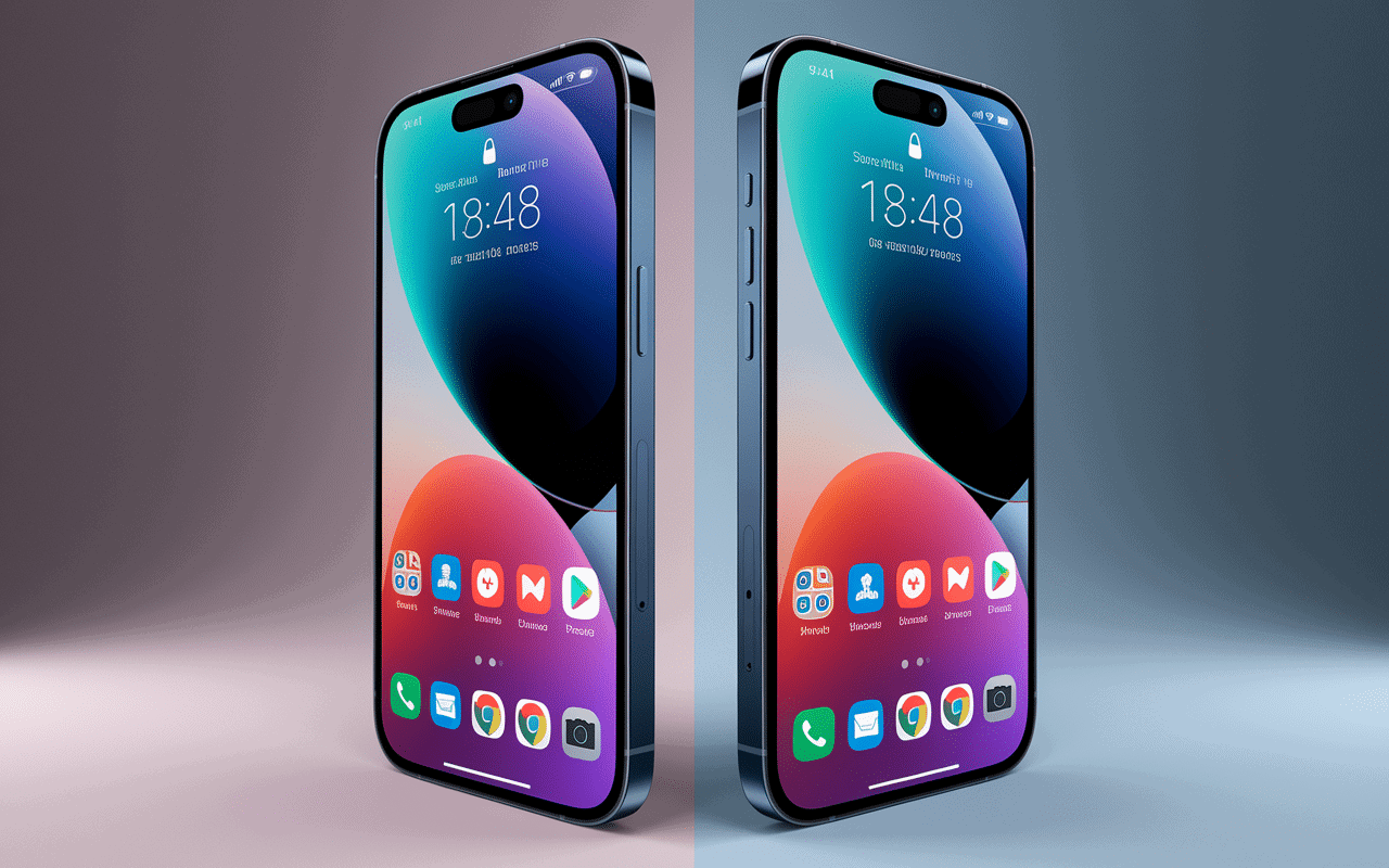 iphone 12 vs iphone 12 pro design et écran profil