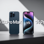 iphone 13 pro max vs iphone 14 pro max deux smartphones noirs premium