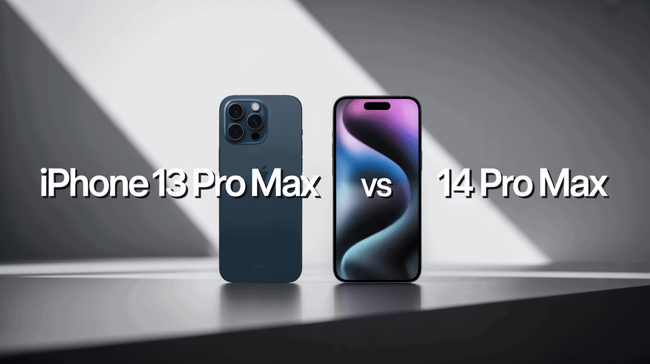 iphone 13 pro max vs iphone 14 pro max deux smartphones noirs premium