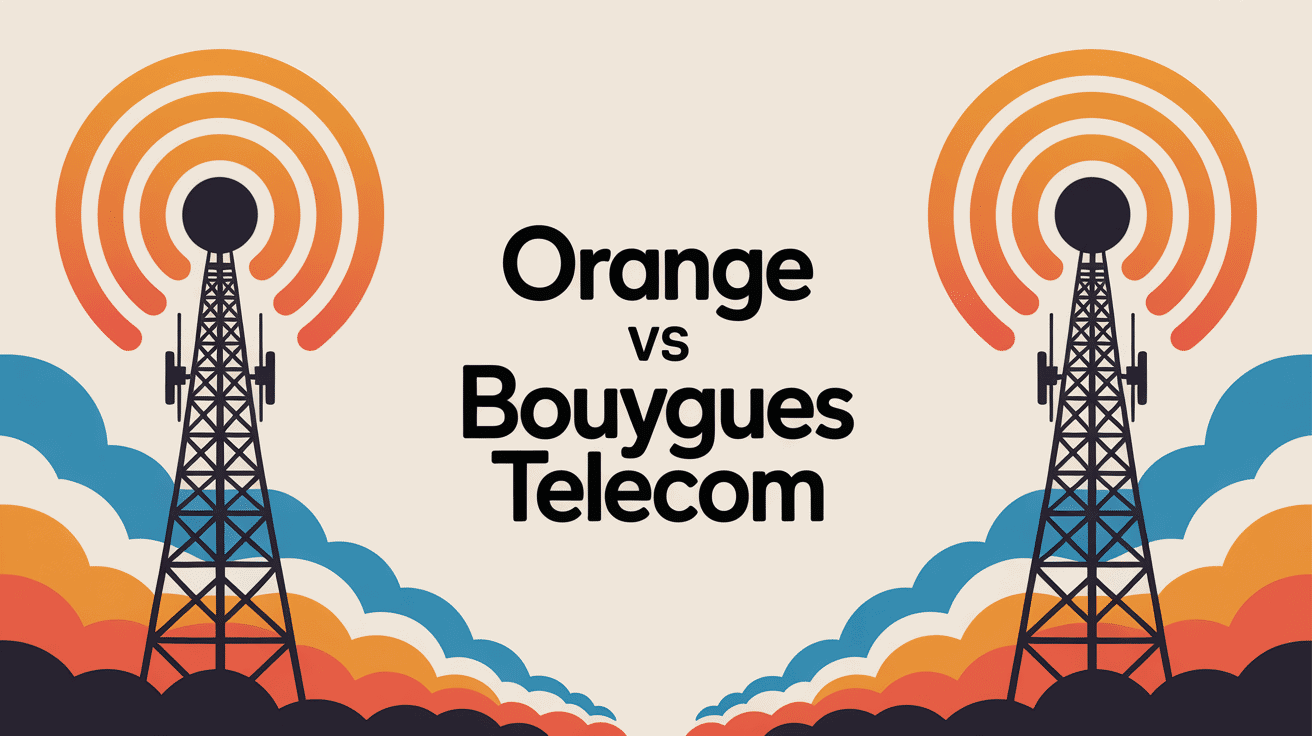 orange ou bouygues illustration couverture réseau comparée