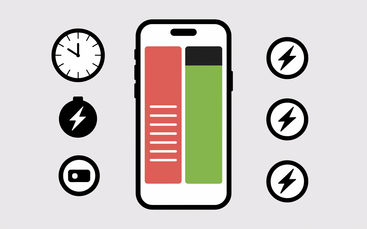 Quand recharger son iPhone impact moment indicateur