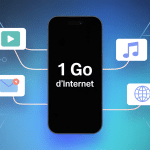 1 go internet combien de temps illustration smartphone usages