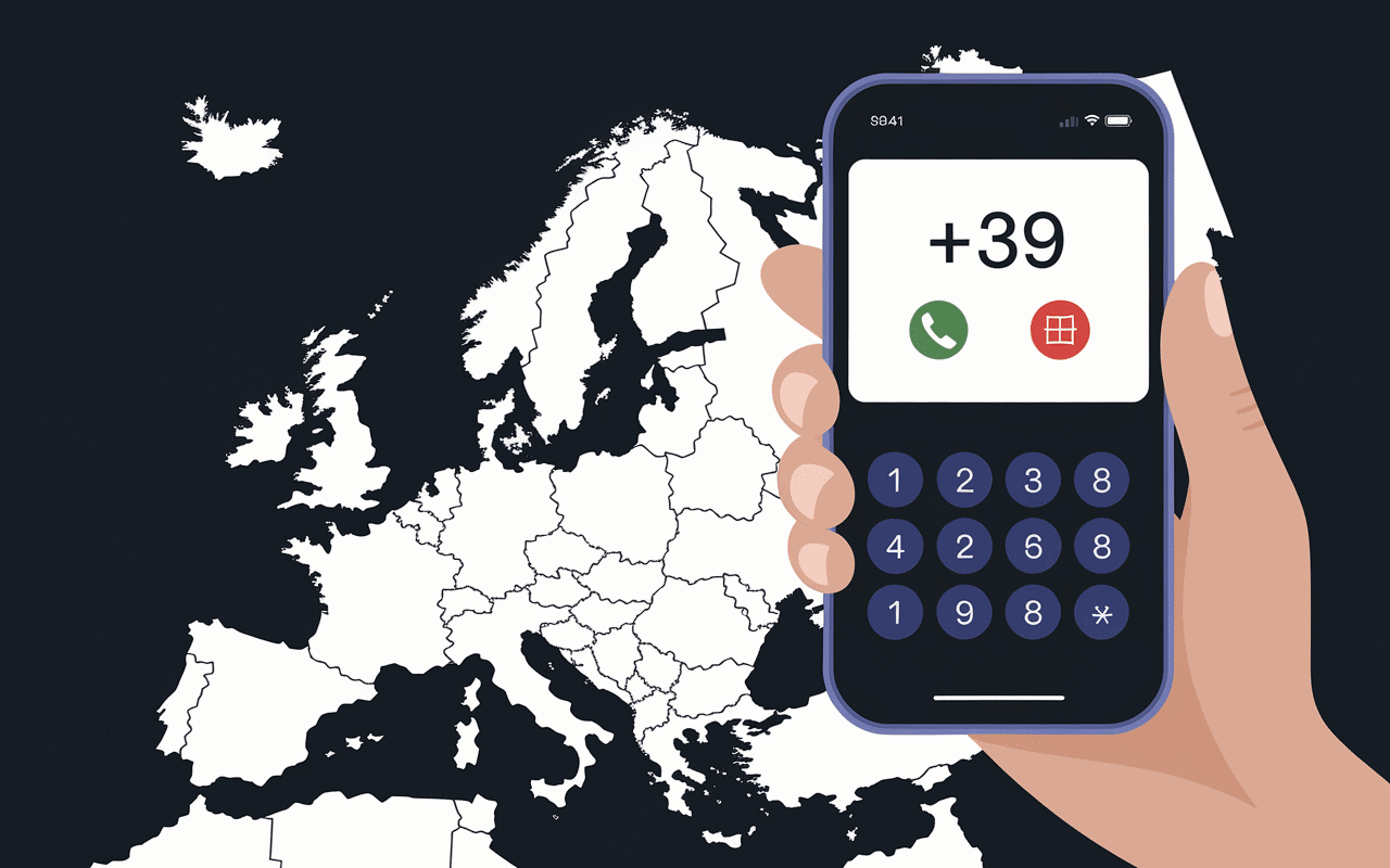 indicatif 39 quel pays appel entrant sur telephone